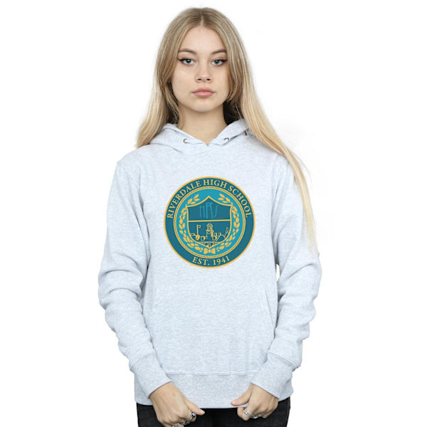 Riverdale Dam/Kvinnor High School Crest Hoodie XXL Sports Grå Sports Grey XXL