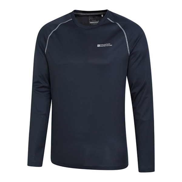 Mountain Warehouse Endurance Långärmad T-shirt för Herr 4XL Marinblå Navy 4XL