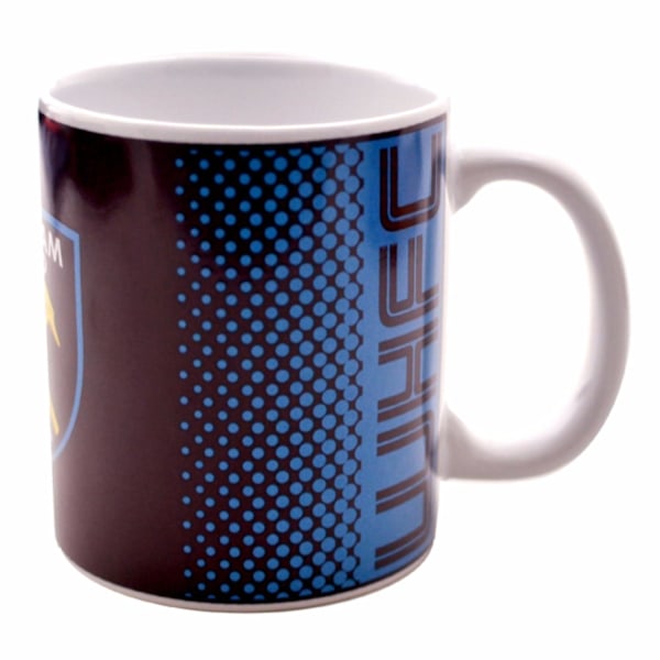 West Ham United FC Fade 325ml Mugg En Storlek Bordeaux/Blå/Gul Maroon/Blue/Yellow One Size