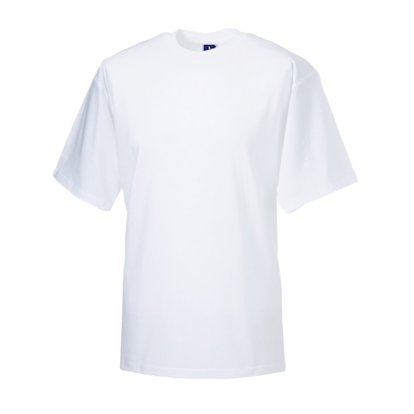 Jerzees Colours Classic T-shirt för män, kortärmad, S, vit White S