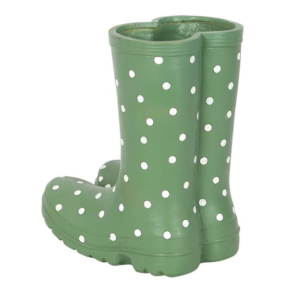 Something Different Wellington Boots Planter One Size Light Gre Light Green One Size