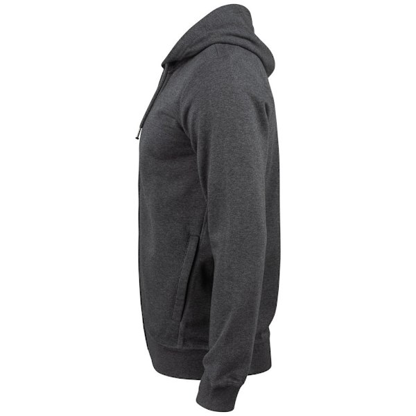 Clique Herr Premium Ekologisk Bomull Full Zip Hoodie S Antracit Anthracite Melange S