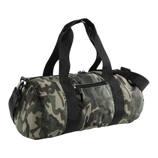 Bagbase Camouflage Barrel / Duffle Bag (20 liter) (Pack of 2) Jungle Camo One Size