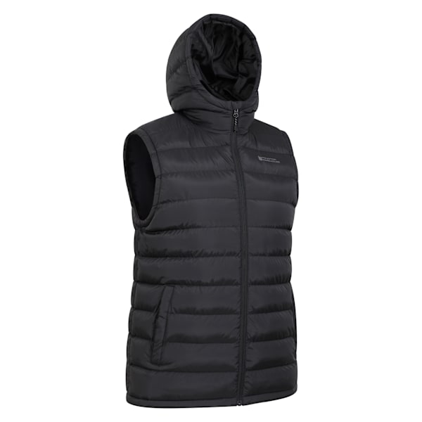 Mountain Warehouse Herr Seasons Huvförsedd Vadderad Väst XL Svart Black XL