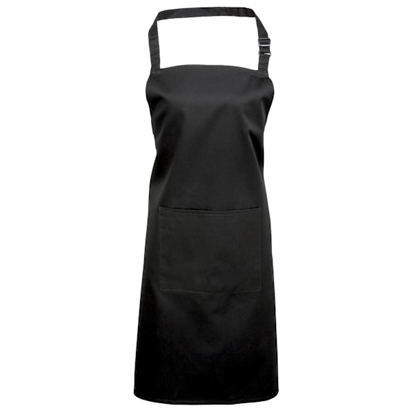 Premier Dam/Kvinnors Färger Bip Förkläde Med Ficka / Arbetskläder Black One Size
