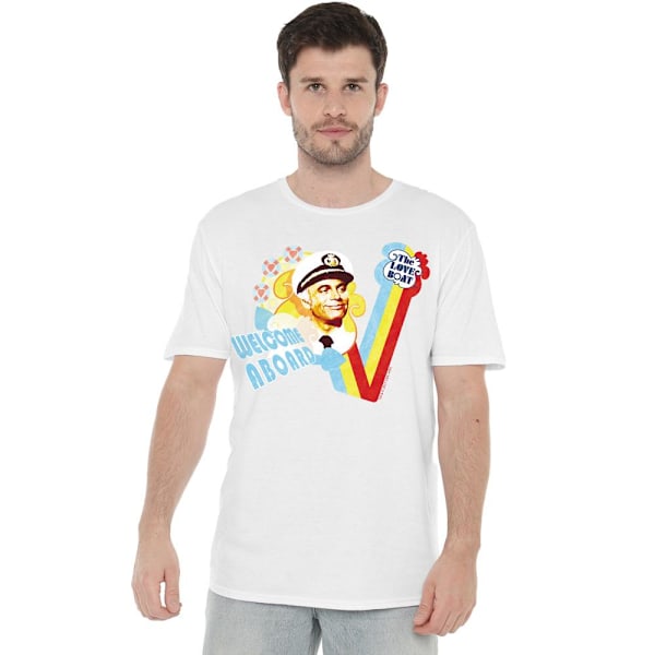 The Love Boat Herr Välkommen Ombord T-Shirt S Vit White S