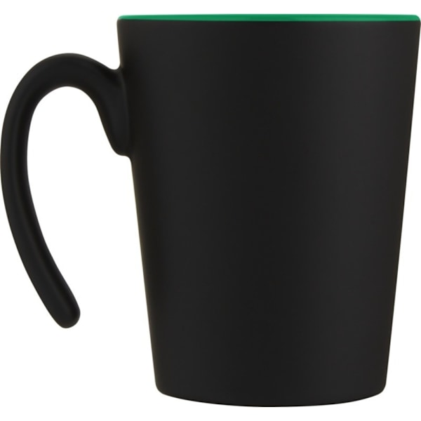 Bullet Oli Keramisk 360ml Mugg One Size Solid Svart/Grön Solid Black/Green One Size