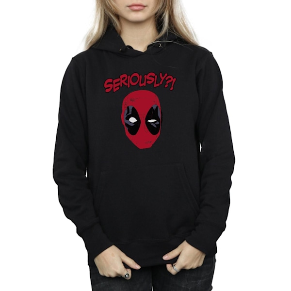 Marvel Womens/Ladies Deadpool Seriously Hoodie S Svart Black S