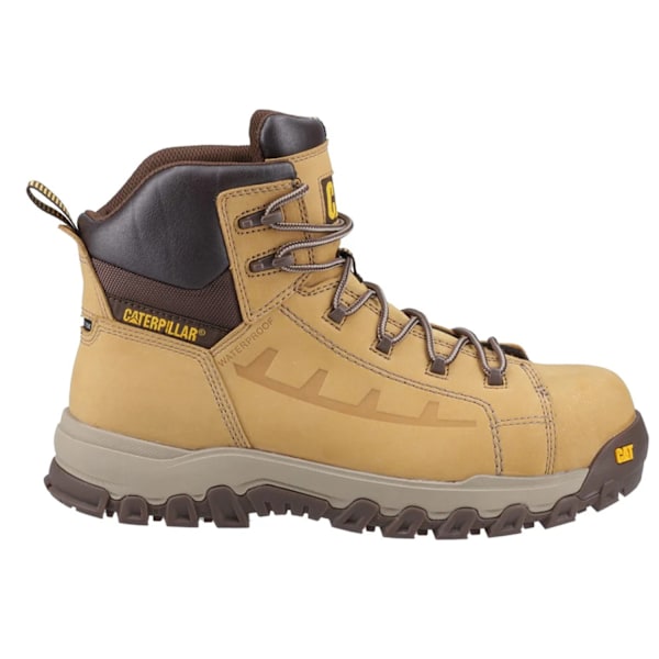 Caterpillar Herr Threshold Rebound Kornläder Komposit Tåhätta Honey 10 UK