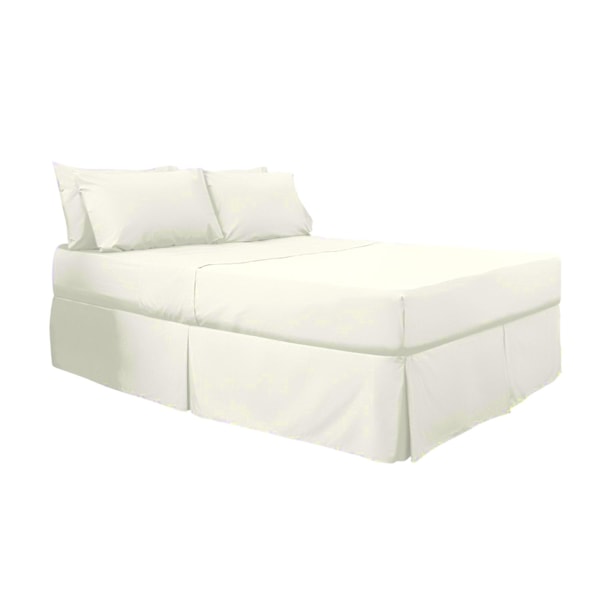 Belledorm Easy Fit Plisserad Plattform Valance Dubbel Elfenben Ivory Double