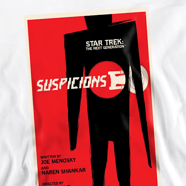 Star Trek Unisex Vuxen The Next Generation Säsong 6 Avsnitt 22 White S