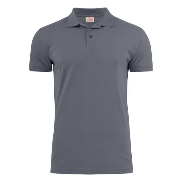 Printer Herr Surf Stretch Pikétröja 4XL Stålgrå Steel Grey 4XL