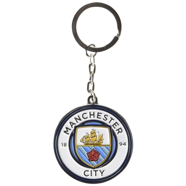 Manchester City FC Crest Nyckelring One Size Flerfärgad Multicoloured One Size