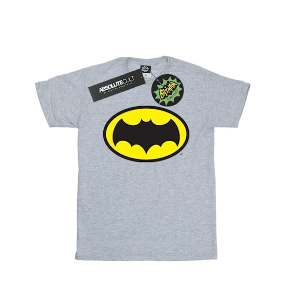DC Comics Boys Batman TV-serie logotyp T-shirt 12-13 år Sport Sports Grey 12-13 Years