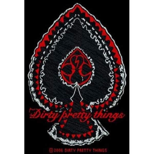Dirty Pretty Things Spade Patch One Size Svart/Röd/Vit Black/Red/White One Size