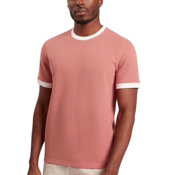 Ted Baker Herr Ringer T-shirt M Mellanrosa Mid Pink M