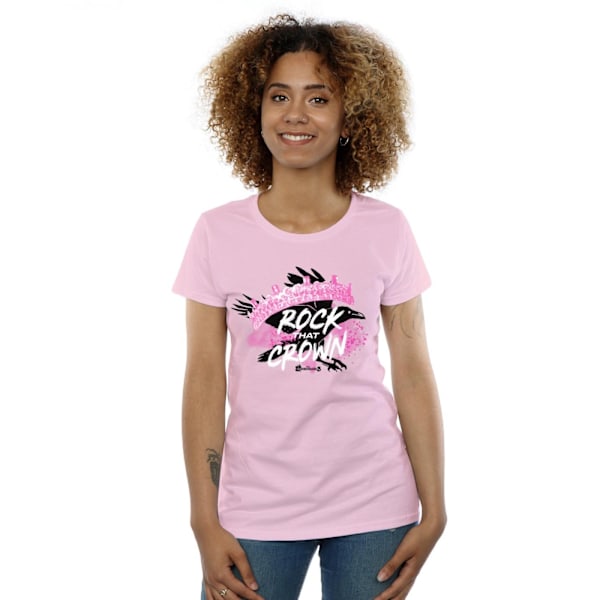 Disney Dam/Damer The Descendants Rock That Crown Bomull T-Shirt XL Baby Rosa Baby Pink XL