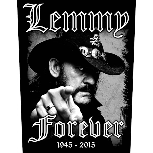 Lemmy Forever Patch One Size Svart/Grå/Vit Black/Grey/White One Size