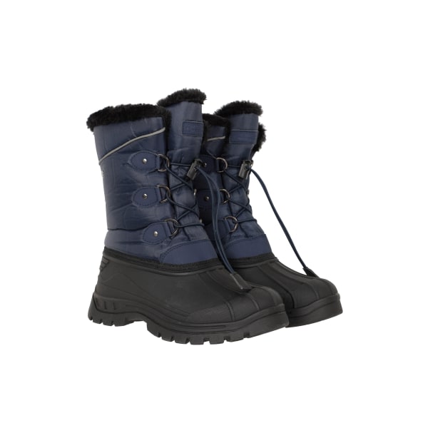 Mountain Warehouse Whistler Adaptive Snow Boots för barn Dark Purple 12 UK Child