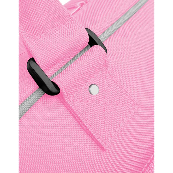 Bagbase Piped Messenger Bag One Size Classic Pink/Light Grey Classic Pink/Light Grey One Size