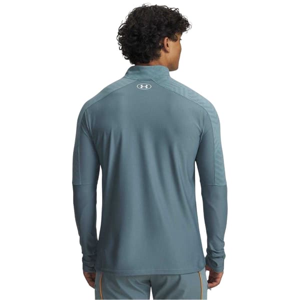 Under Armour Herr Challenger Pro Quarter Zip Mellanlager L Grå/Orange Grey/Orange L