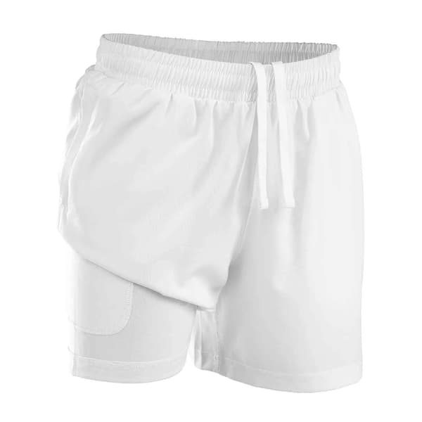 Spiro Återvunna Barnshorts 7-8 År Vit White 7-8 Years