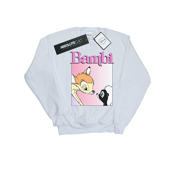 Disney Mens Bambi Nice To Meet You Sweatshirt S Vit White S