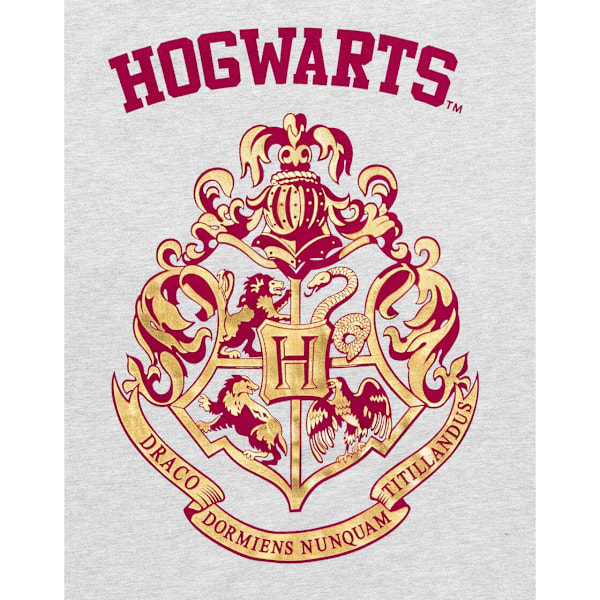 Harry Potter Dam/Dam Hogwarts Crest Korta Pyjamas Set L Gr Grey/Red L