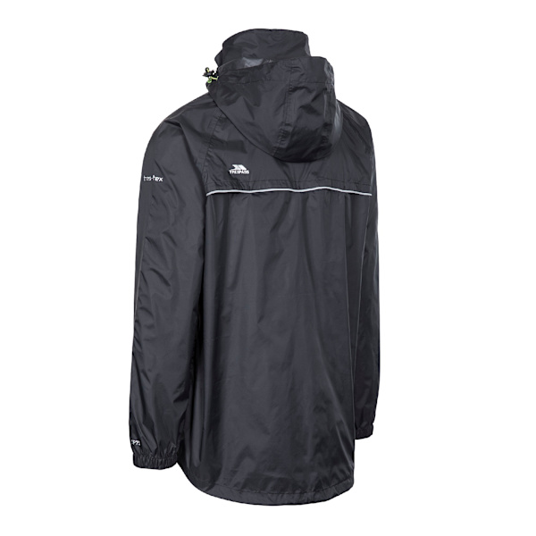 Trespass Qikpac X Unisex Packaway Jacka L Svart Black L