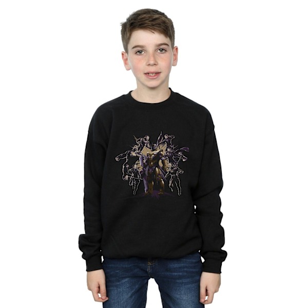 Marvel Pojkar Avengers Endgame Vs Thanos Sweatshirt 12-13 År B Black 12-13 Years