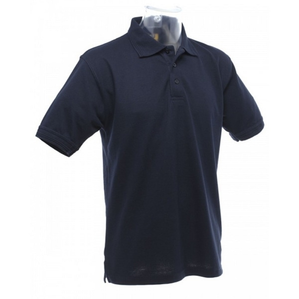 UCC 50/50 Herr tungviktspiké kortärmad poloskjorta Navy Blue S