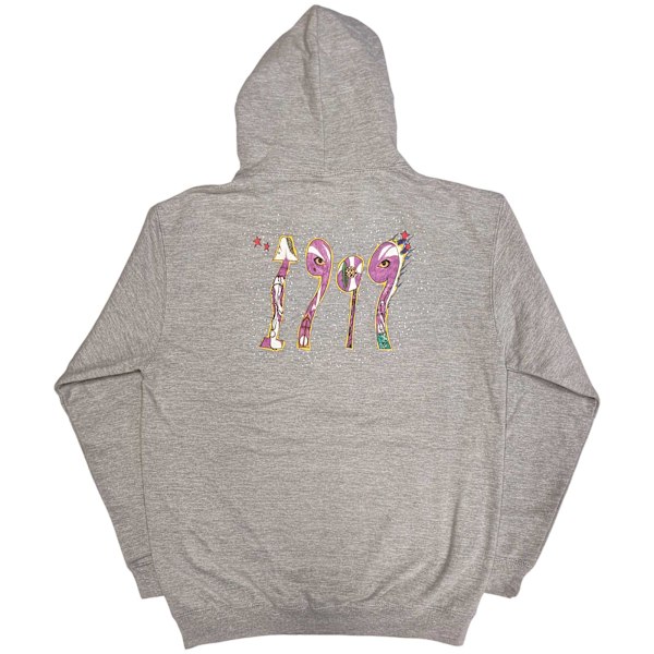 Prince Unisex Vuxen 1999 Baktryck Hoodie M Grå Grey M