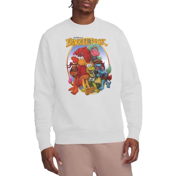Fraggle Rock Unisex Vuxen Group Hug Sweatshirt S Vit White S