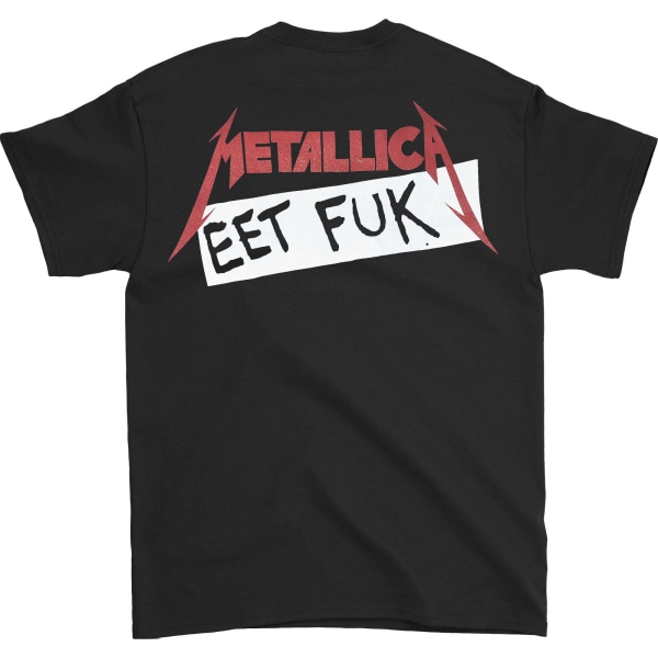 Metallica Unisex Vuxen Eet Fuk T-shirt med print XL Svart Black XL