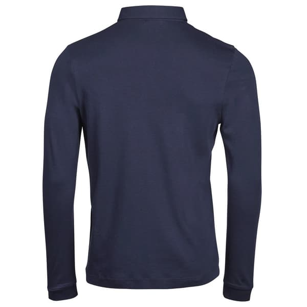 Tee Jays Herr Prima Långärmad Pikétröja L Marinblå Navy L