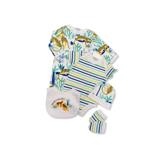 Nursery Time Baby Welcome To The Jungle Set (5 delar) Nyhet Multicolour Newborn