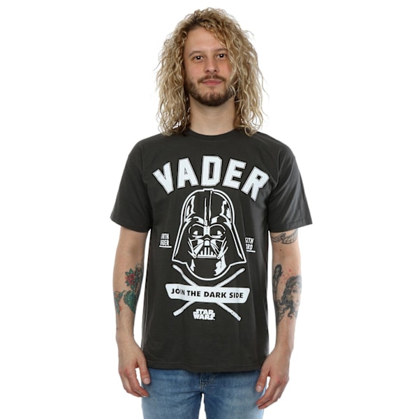 Star Wars Darth Vader Collegiate T-shirt L Light Graphite för män Light Graphite L
