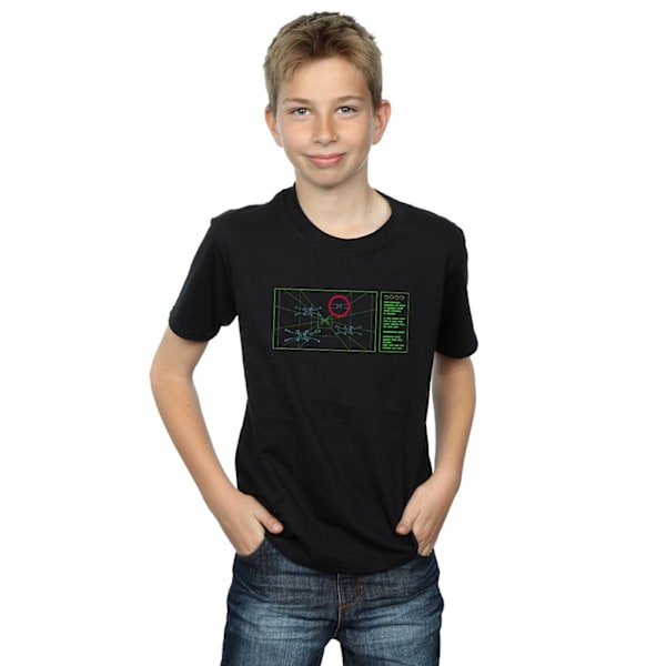 Star Wars Boys X-Wing Target T-Shirt 7-8 år Svart Black 7-8 Years