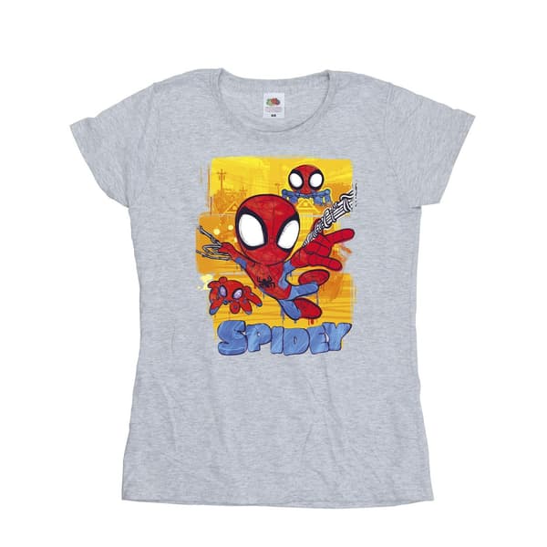Marvel Dam/Kvinnor Spidey And His Amazing Friends Flying Bomull Navy Blue M