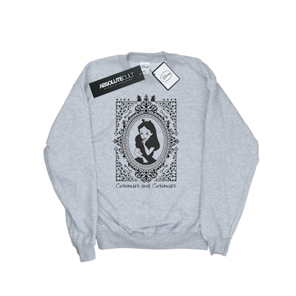 Disney Boys Alice In Wonderland Frame Sweatshirt 9-11 År Spo Sports Grey 9-11 Years