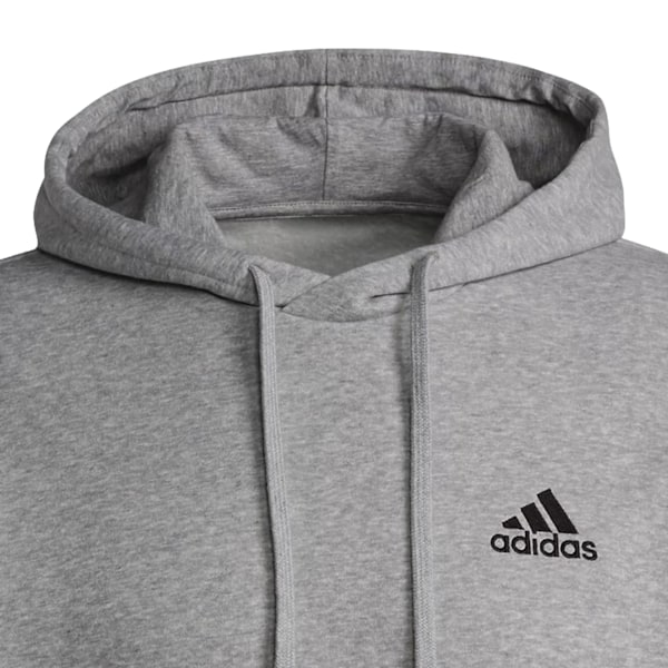 Adidas Unisex Vuxen Fleece Hoodie XXL Mellangrå Mid Grey XXL