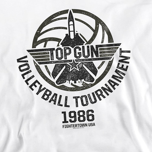 Top Gun Unisex Vuxen Volleyboll Sweatshirt XL Vit White XL