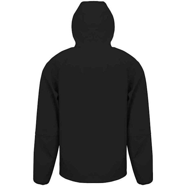 Result Äkta Återvunnen Herr Huvförsedd 3-Lagers Tryckbar Softshell Black XS