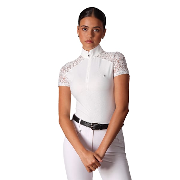 Aubrion Dam/Dam Ambel Show Shirt L Vit White L