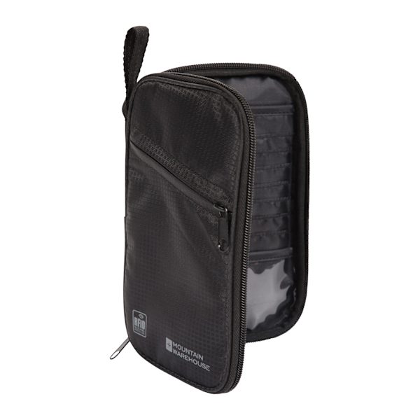 Mountain Warehouse RFID-blockerande dokumentplånbok, en storlek, svart Black One Size
