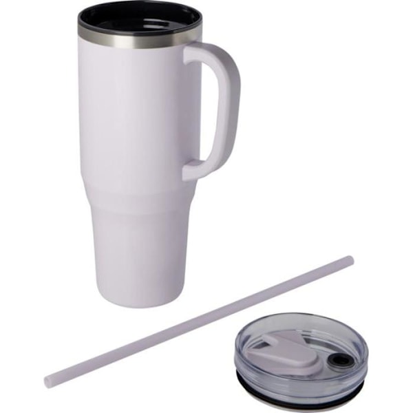Melbourne 1200ml Mugg Med Sugrör En Storlek Lila Purple One Size