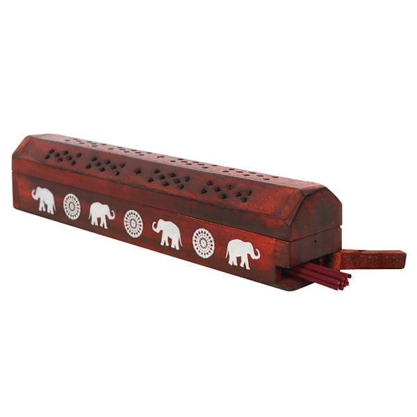 Elements Rosewood Elephant Trä Rökelse Presentset En Storlek Bro Brown/White One Size