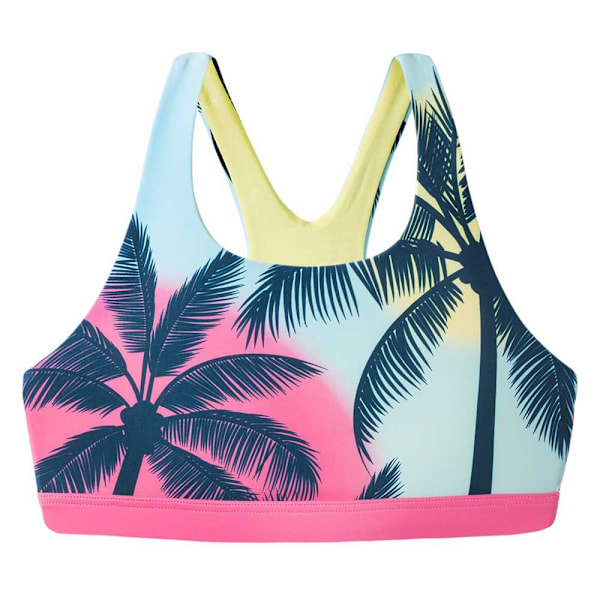 Aquawave Rodani Palm Bikini Top för flickor 11 år Blå/Rosa/Gul Blue/Pink/Yellow 11 Years