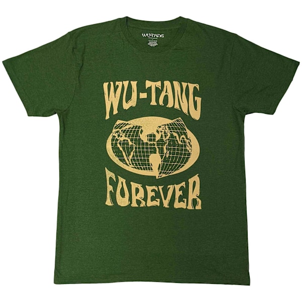 Wu-Tang Clan Unisex Vuxen Forever T-Shirt M Grön Green M