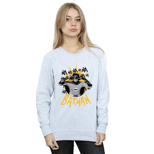 DC Comics Dam/Kvinnor Batman TV-serie Nananana Sweatshirt S Heather Grey S